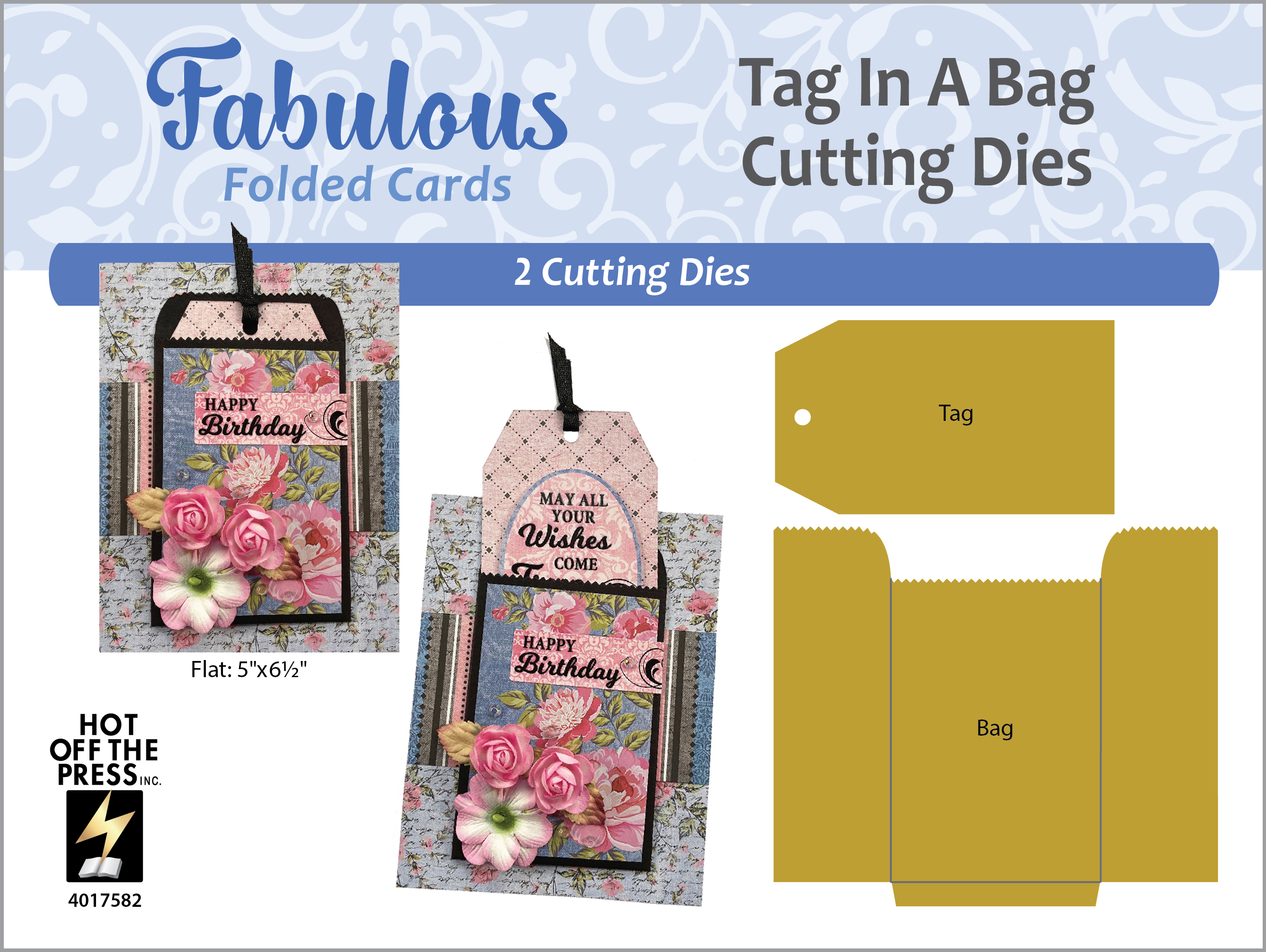 Tag in a Bag Cutting Dies Fabulous Folded